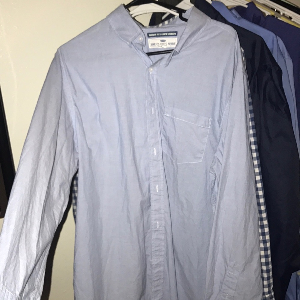 Men's button down shirt