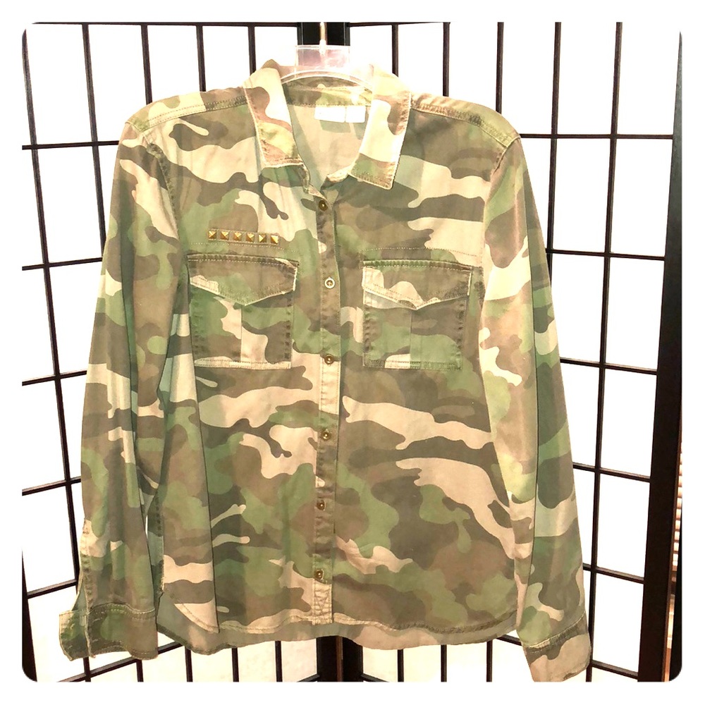 Camouflage Jean Jacket
