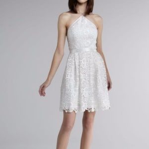 Aidan Mattox  White Lace Dress
