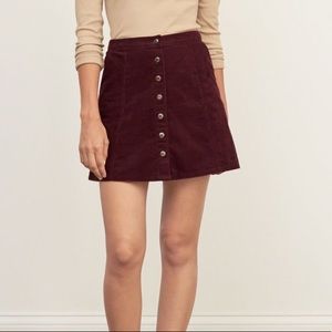 Abercrombie & Fitch Corduroy Skirt
