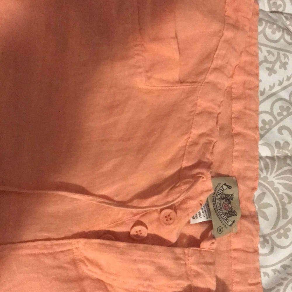 Juicy couture linen pants worn once