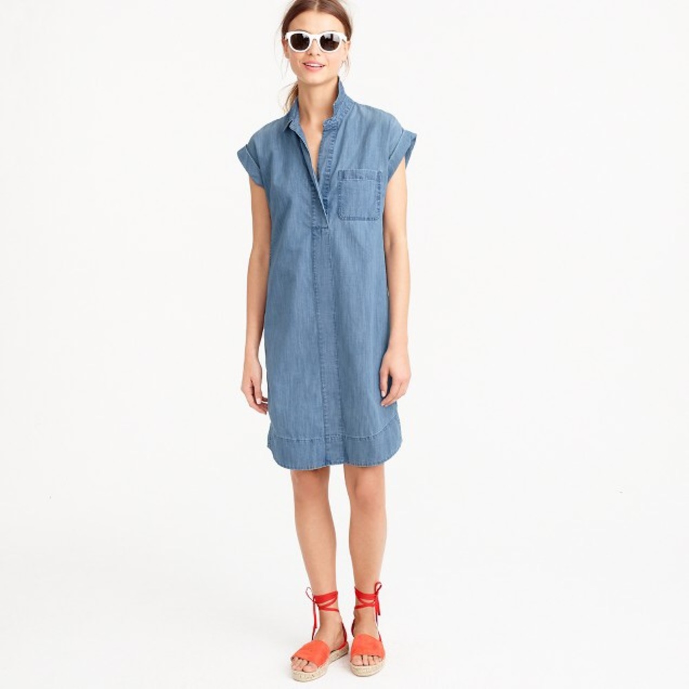 J. Crew chambray dress