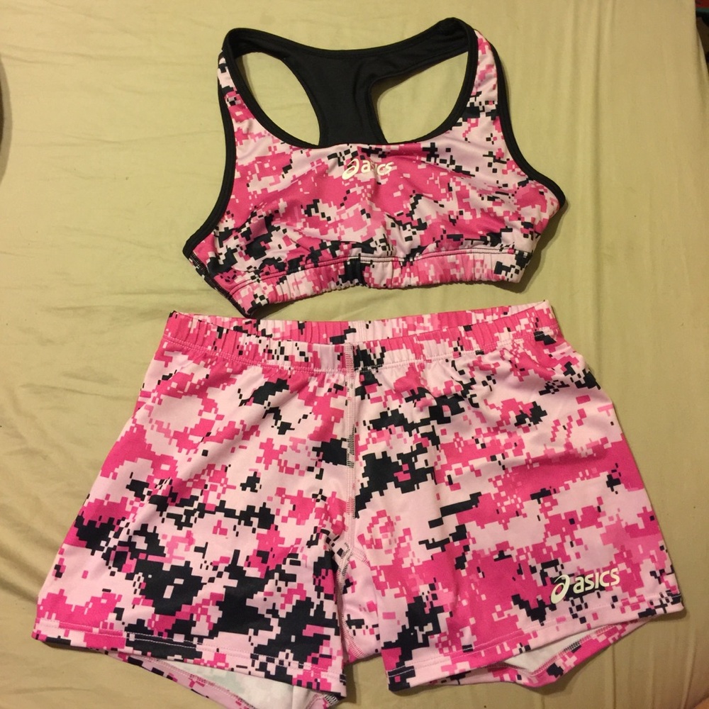 Medium Asics spandex set