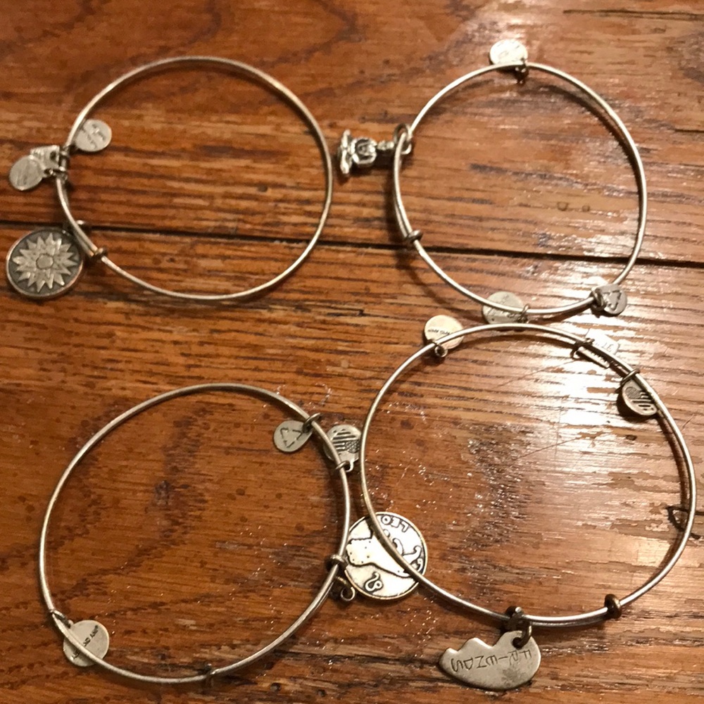 Alex and ani bracelets! 4 total. 15 for all 4