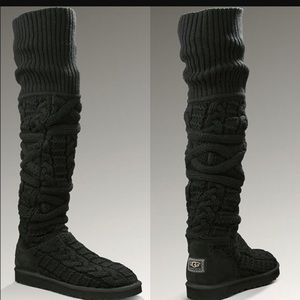 Over the knee sweater uggs