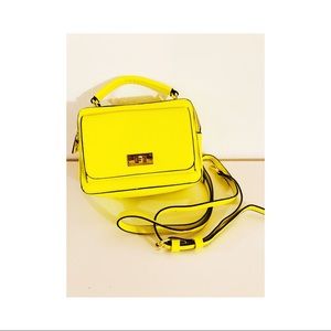 Yellow Mini Crossbody Satchel