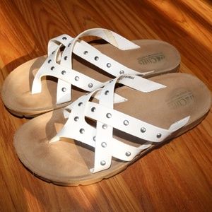CrisCross White Sandals