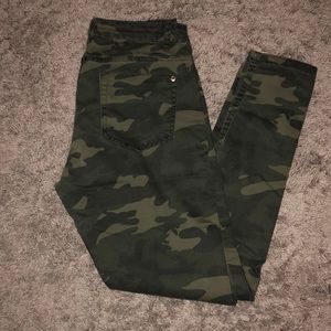 Camo Skinny Jeans
