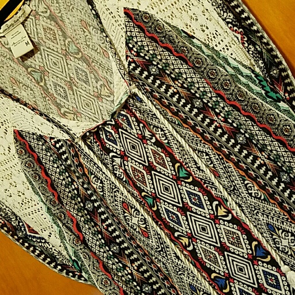 American Rag boho shirt! Size Medium - Picture 3 of 4