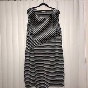 NWOT Calvin Klein Black & White Pencil Dress
