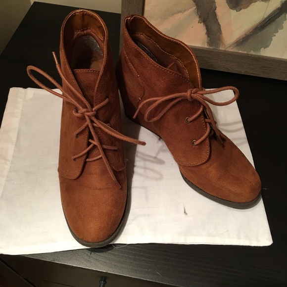 Suede Booties - Picture 2 of 4
