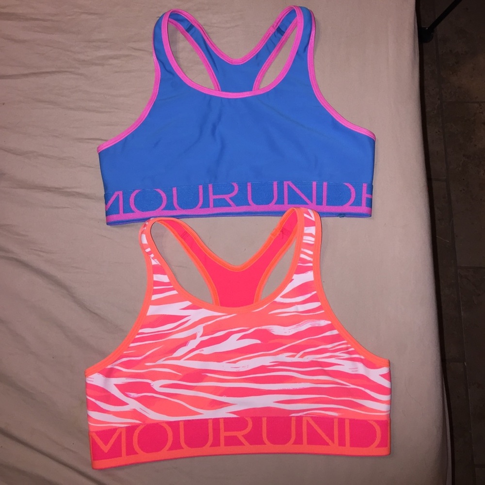 Under Armour set of 2 sports bras S