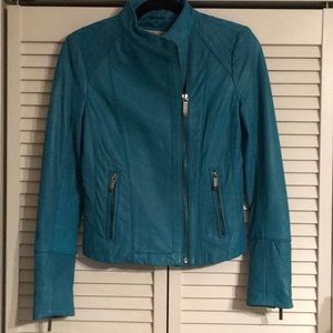 Leather Michael Kors jacket