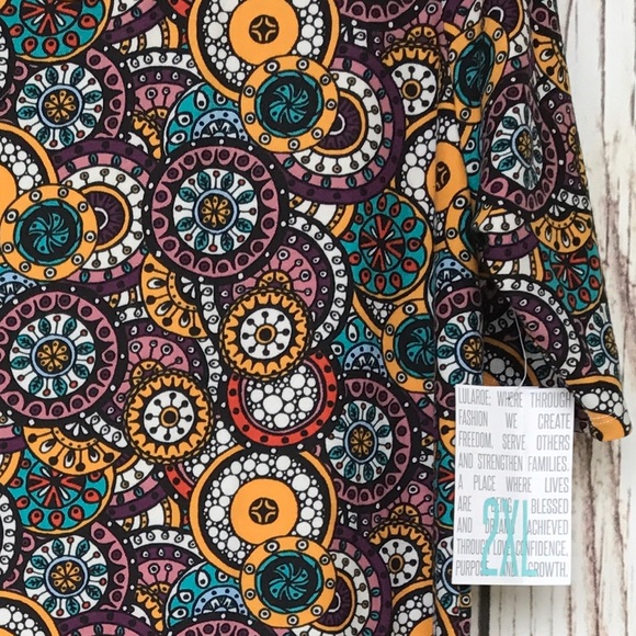 2XL Lularoe Julia Dress! Leggings material❤️❤️❤️ - Picture 2 of 2