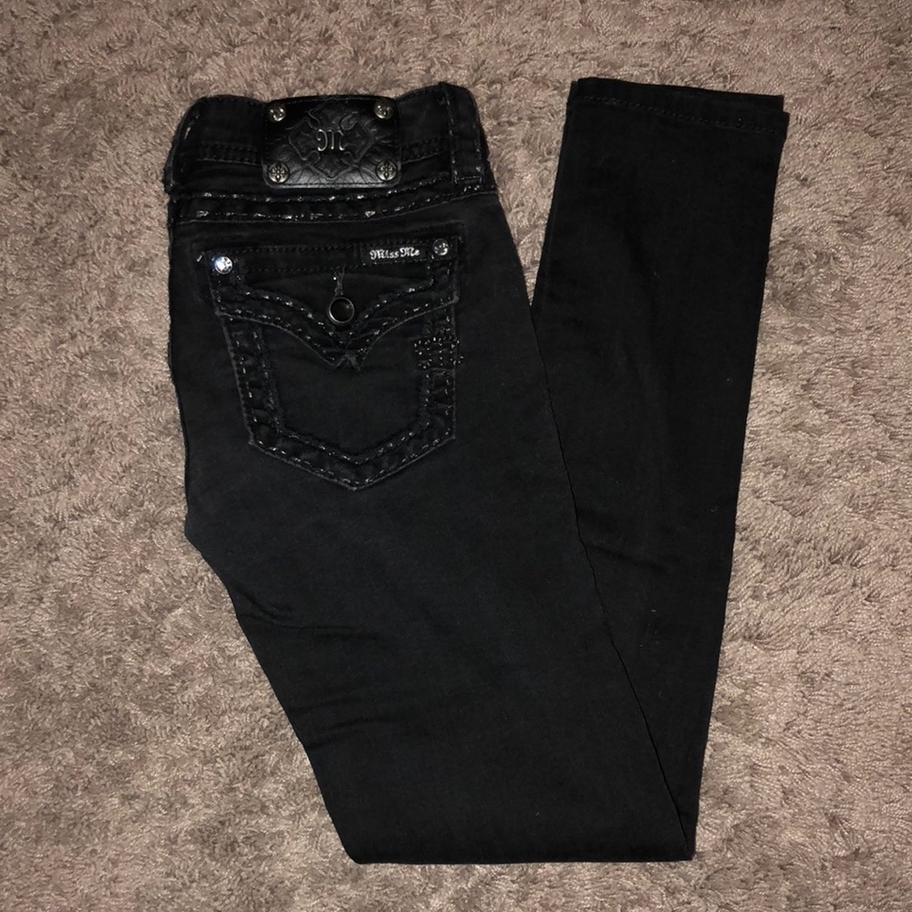 Miss Me Black Skinny Jeans
