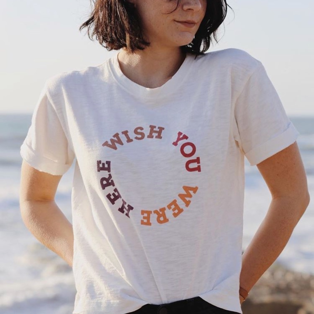 Madewell Wish You Were Here T