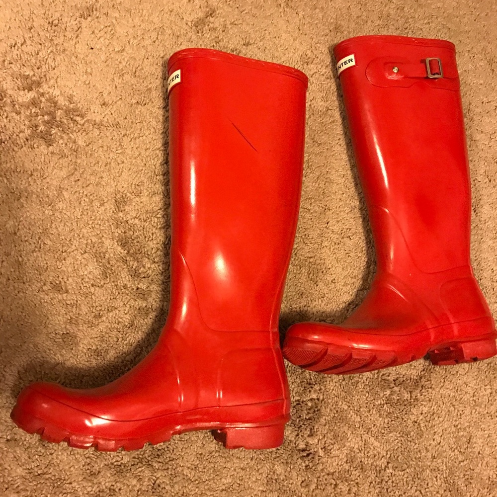Original High Gloss Red Hunter Boots