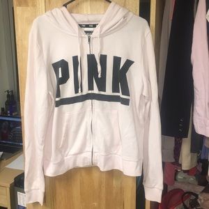 Light Pink PINK Zip Up Jacket