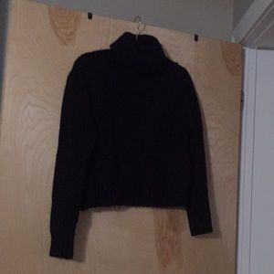 Cozy black j crew turtle neck