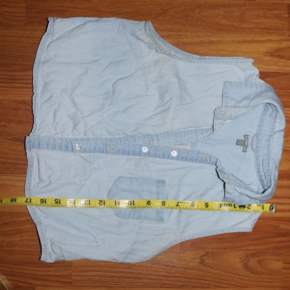 Sky Blue Crop Top