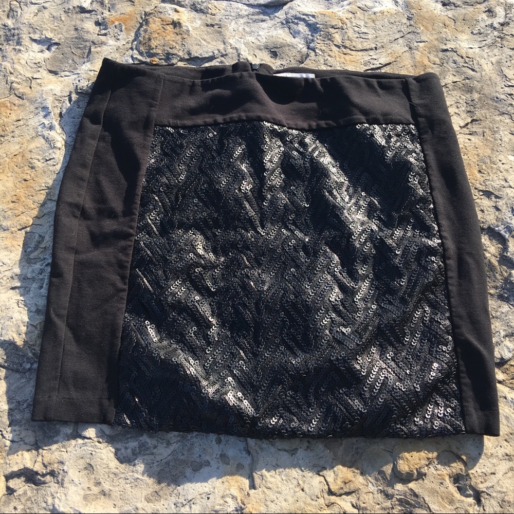 Sequin Stretch Skirt