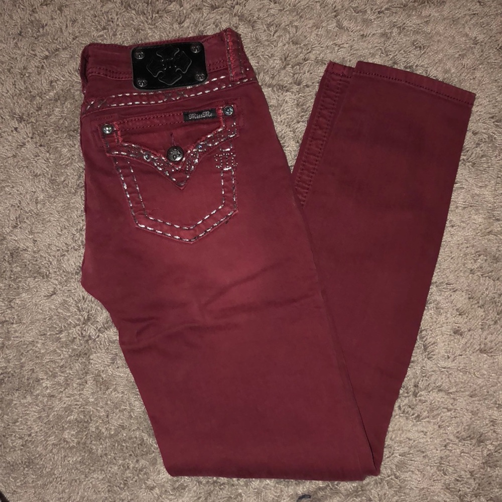 Miss Me red skiing Jeans