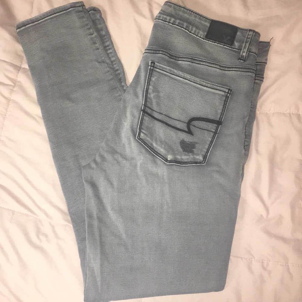 American Eagle Gray Jeggings