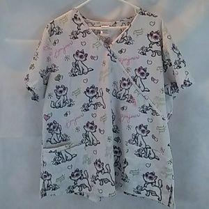 Disney scrubs top