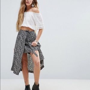 Free People Wrap Skirt