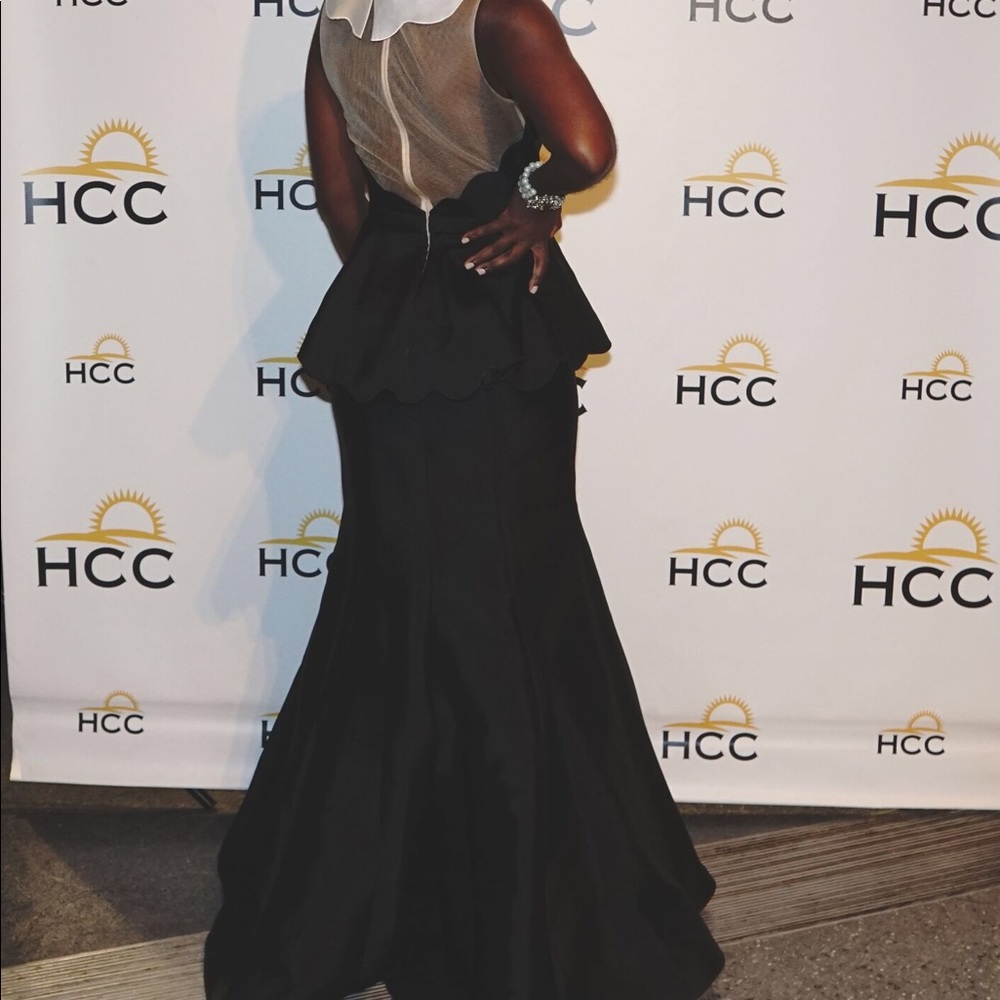 Ball gown red dress