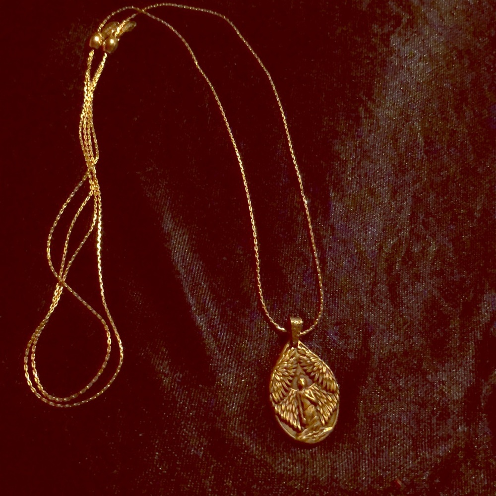 Alex & Ani - slide necklace in the Angel series