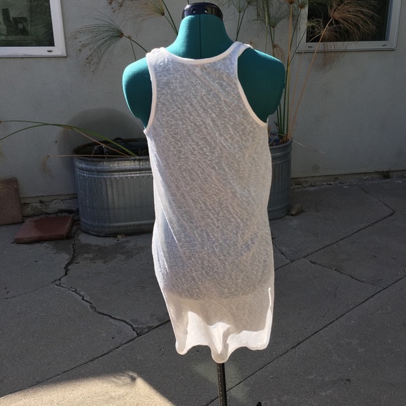 💋Sale Charlotte Russ White Cropped Tank CCO - Picture 3 of 4