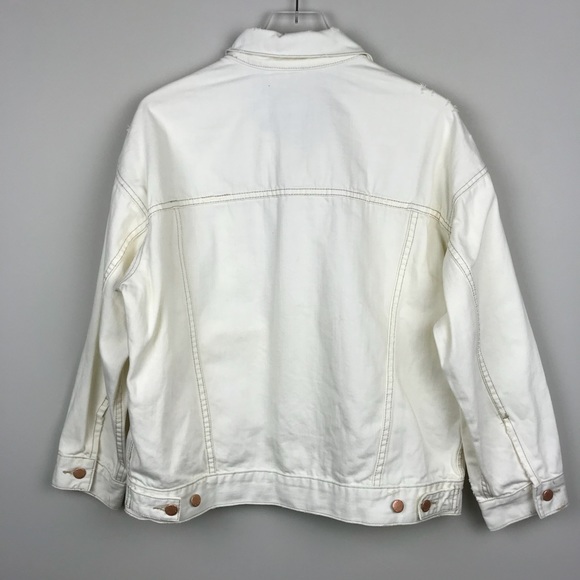 [Free People] Denim Trucker Jacket Boyfriend Fit - Picture 4 of 8