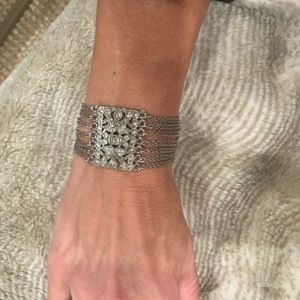 Express Multi Chain Antique Style Crystal Bracelet
