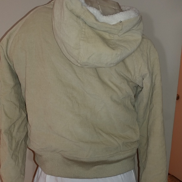 White Moon Corduroy Style Tan Coat. - Picture 2 of 7
