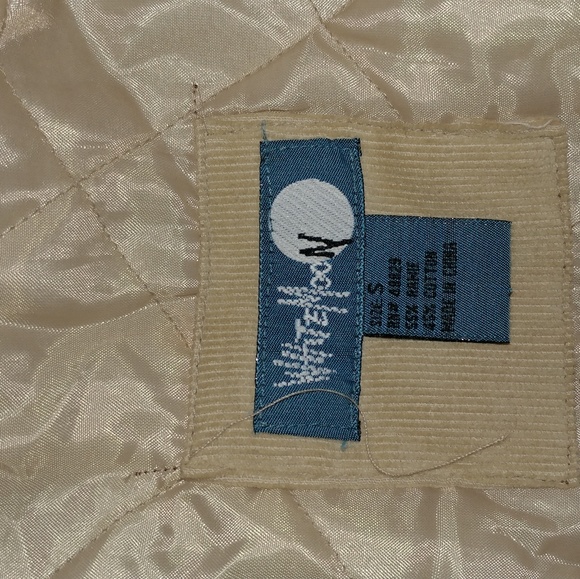 White Moon Corduroy Style Tan Coat. - Picture 7 of 7