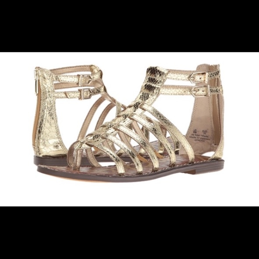 Sam Edelman Kendra gladiator sandals gold size 9