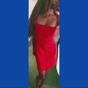 **2 for 10** Red spaghetti strap dress
