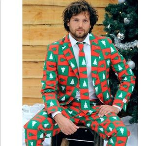 Oppo Suit Christmas Tree print size 44