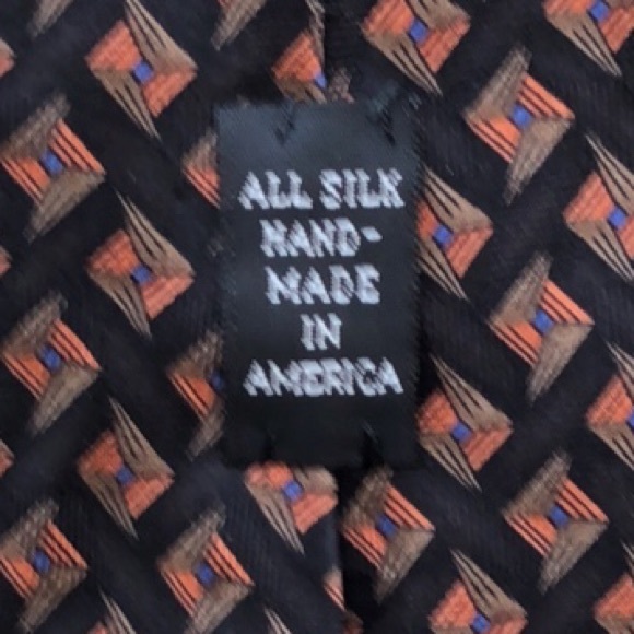 Vintage silk tie made by JZ Richards for Nordstrom - Picture 4 of 8