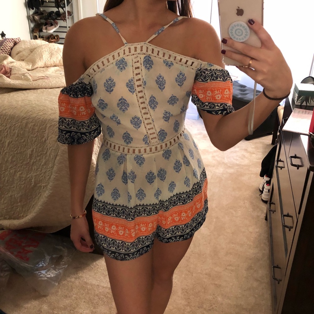 LF printed romper
