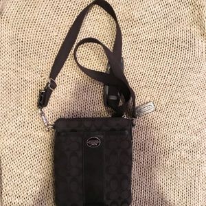 Black Coach Crossbody Purse