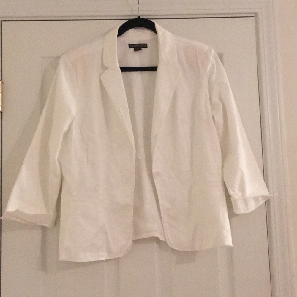 White dress coat!