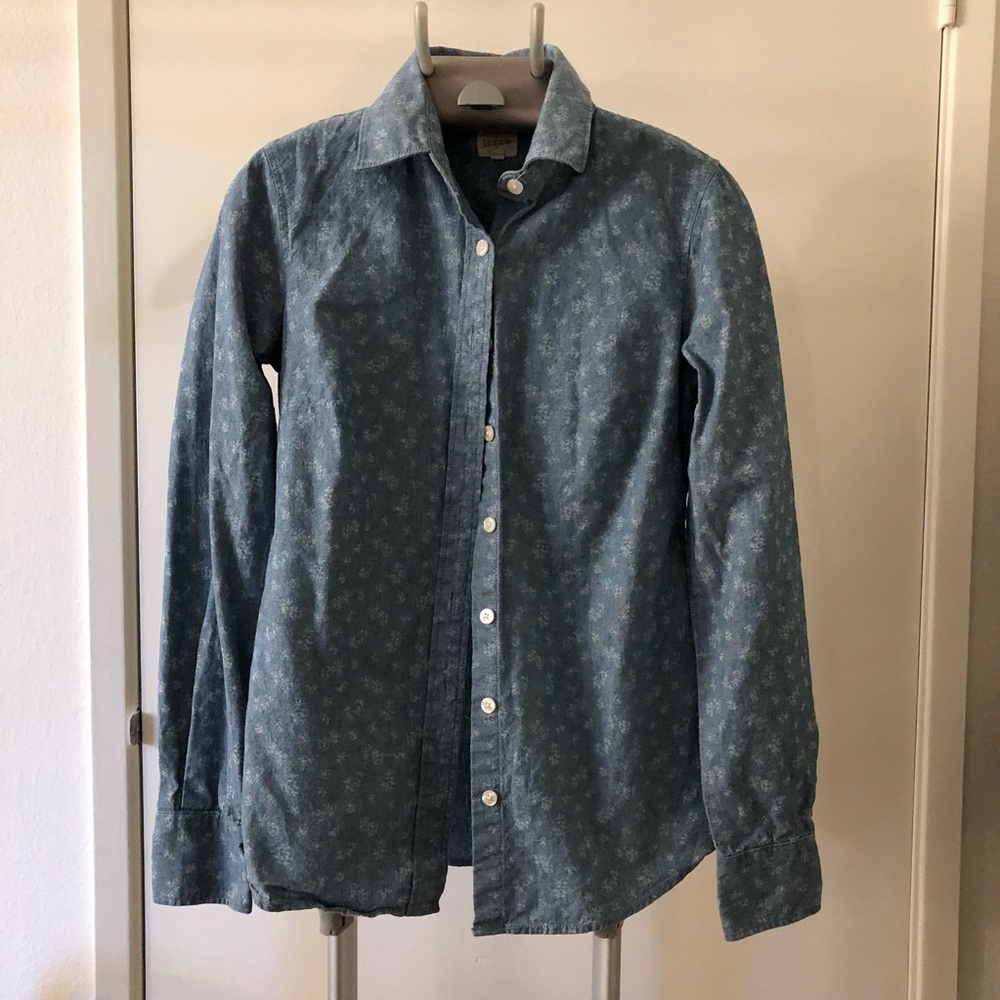 J. Crew denim button shirt