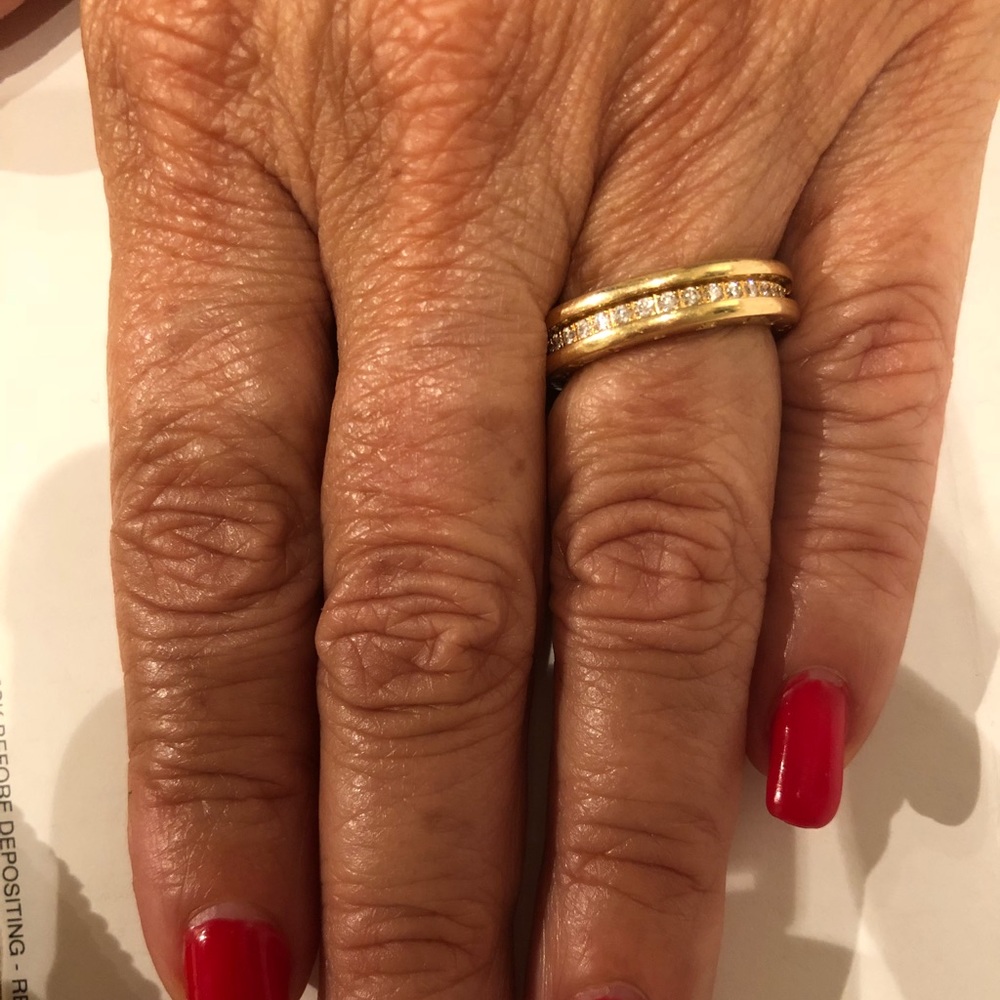 Bvlgari B Zero 1 ring gold and diamonds