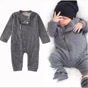 *NEW Baby boy modern jumpsuit romper*