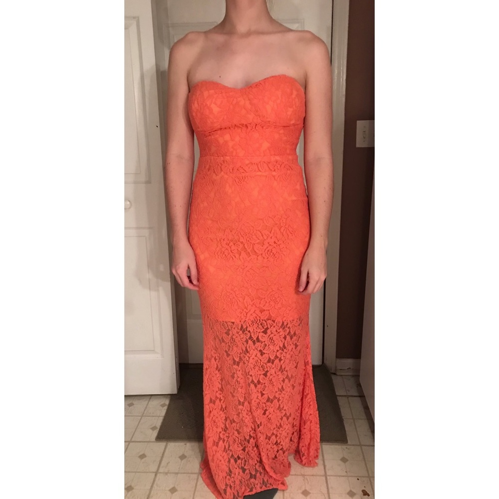 Daisy Salmon Prom Dress