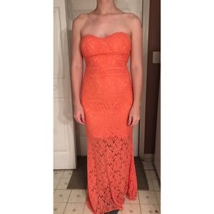 Daisy Salmon Prom Dress