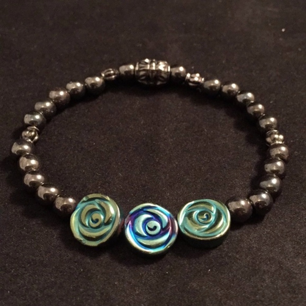 Hematite “Balance” Energy Bracelet 7.25”
