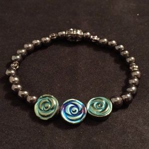 Hematite “Balance” Energy Bracelet 7.25”